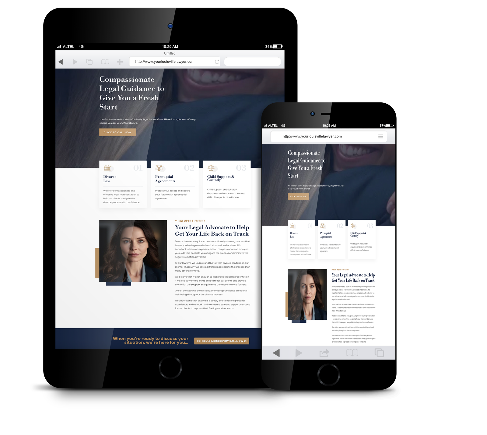 responsive law firm web design